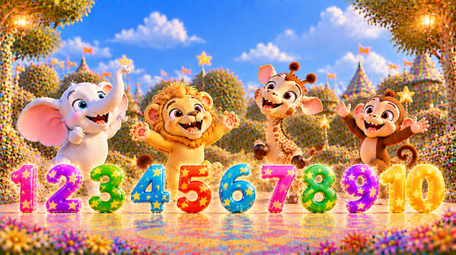 Scene 48 - 🔢🌈 BoboLand – Let's Count 1 to 10! 🎶