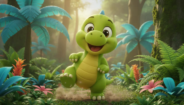 Scene 2 - Stomp and Count the Dinosaurs