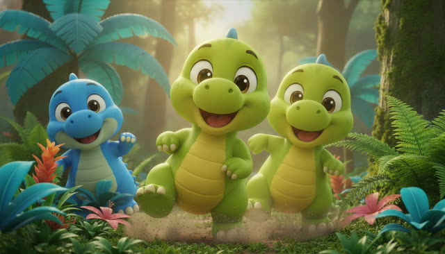 Scene 4 - Stomp and Count the Dinosaurs