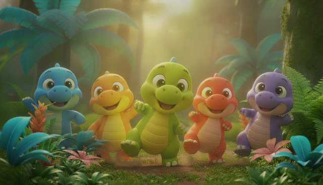 Scene 14 - Stomp and Count the Dinosaurs