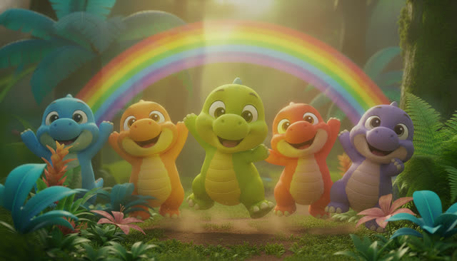 Scene 15 - Stomp and Count the Dinosaurs
