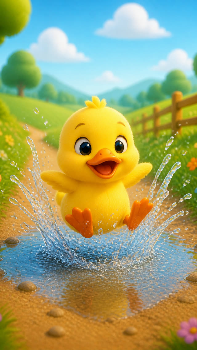 Scene 5 - Duck Goes SPLASH!