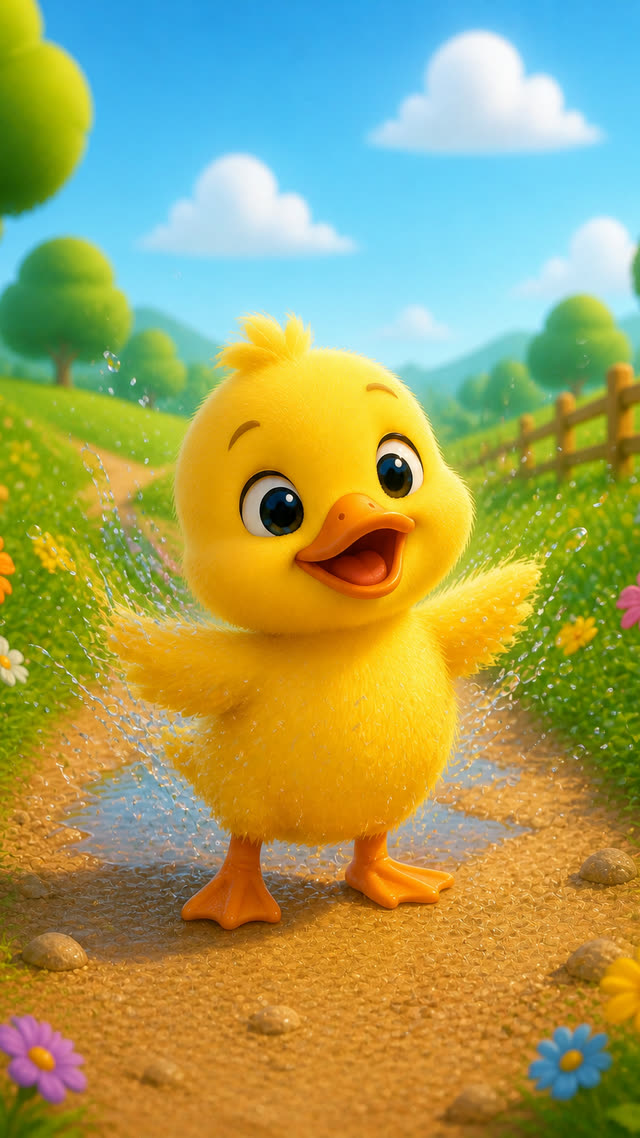 Scene 7 - Duck Goes SPLASH!