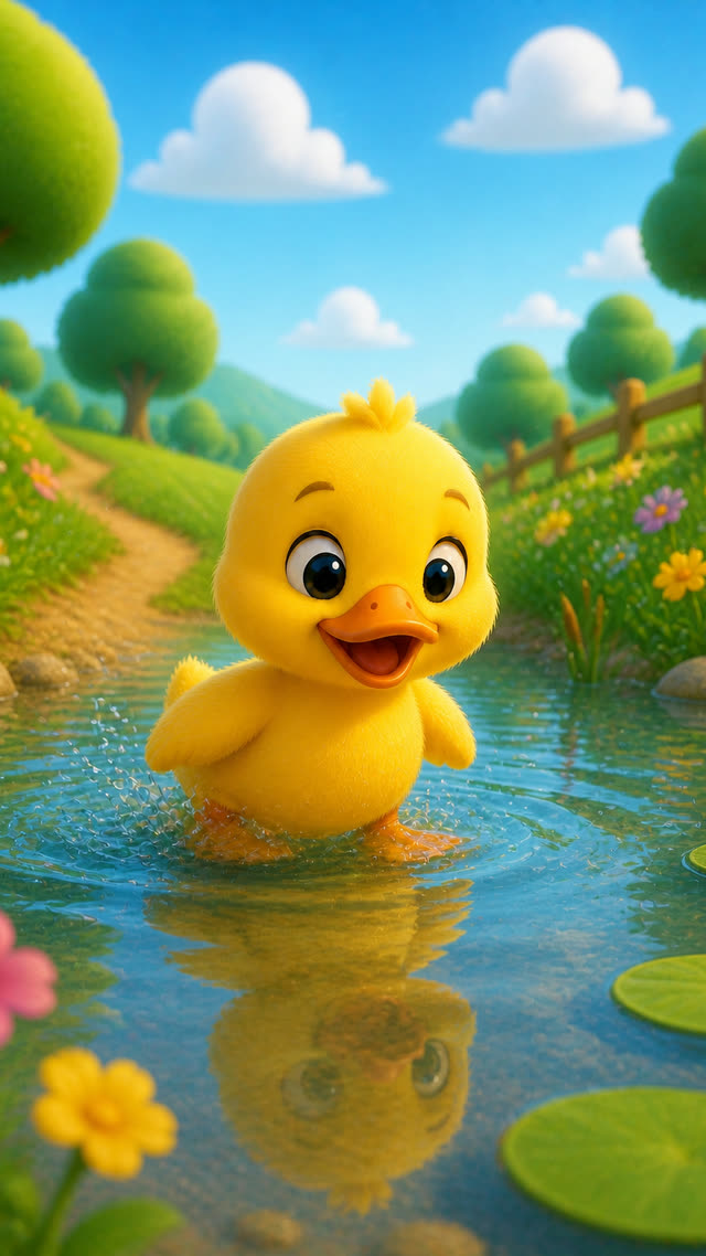Scene 9 - Duck Goes SPLASH!
