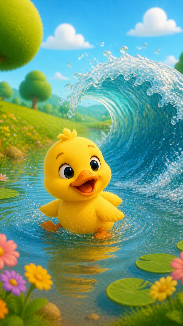 Scene 10 - Duck Goes SPLASH!