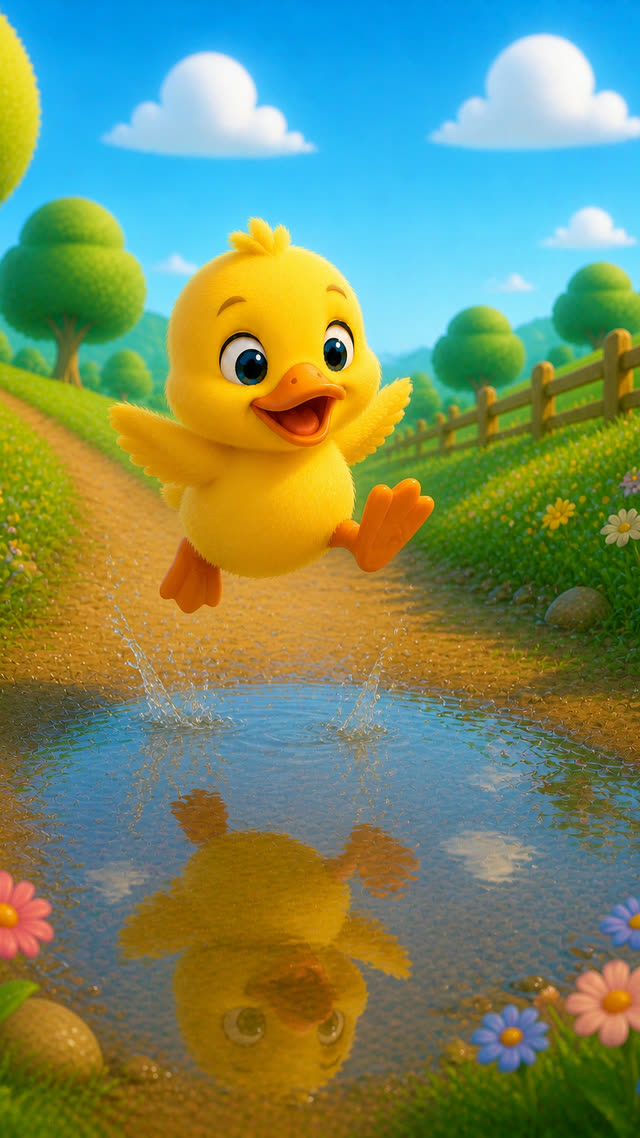 Scene 15 - Duck Goes SPLASH!