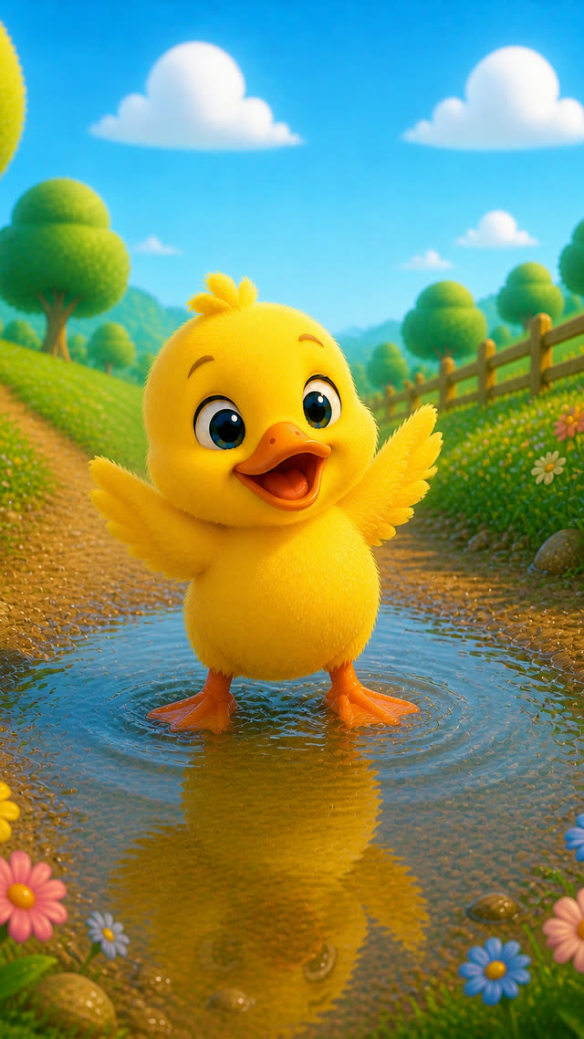 Scene 17 - Duck Goes SPLASH!