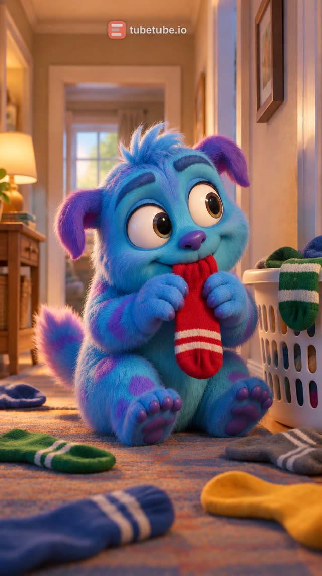 Scene 2 - The Silly Sock Monster