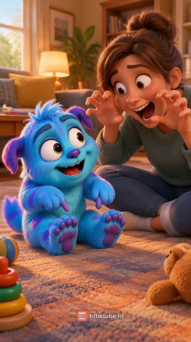 Scene 4 - The Silly Sock Monster