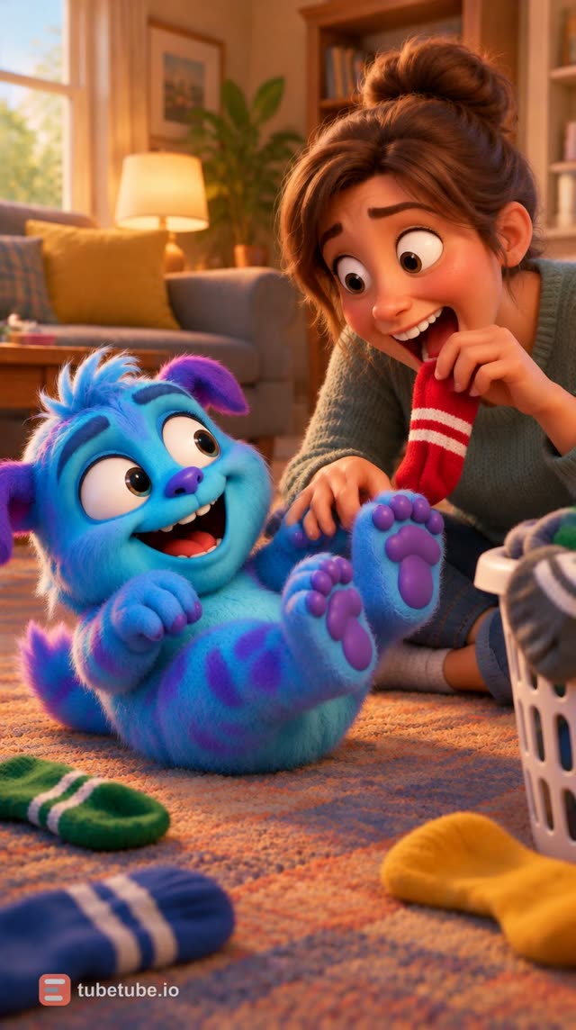 Scene 5 - The Silly Sock Monster