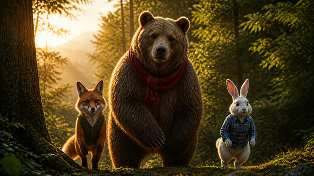 Scene 2 - La Randonnée des Amis de la Forêt
