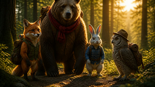Scene 3 - La Randonnée des Amis de la Forêt