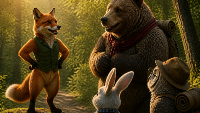 Scene 4 - La Randonnée des Amis de la Forêt