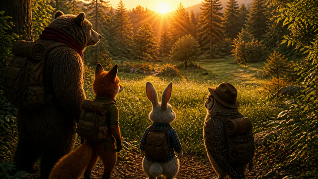 Scene 14 - La Randonnée des Amis de la Forêt