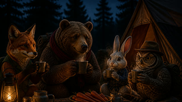 Scene 22 - La Randonnée des Amis de la Forêt