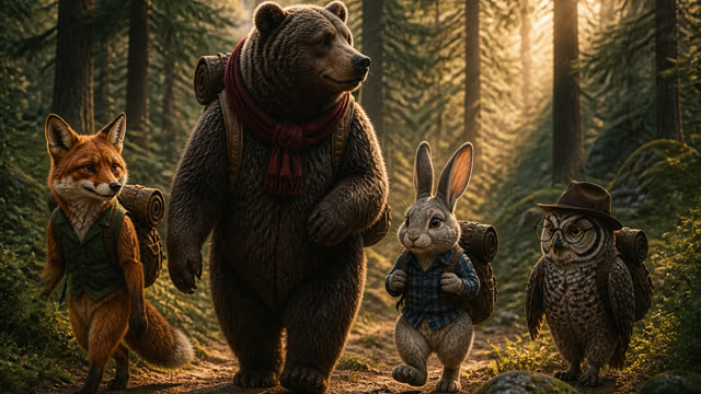 Scene 35 - La Randonnée des Amis de la Forêt