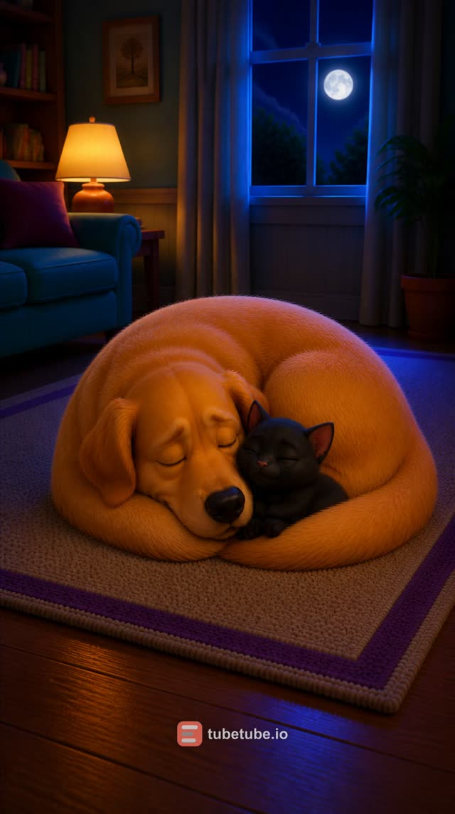 Scene 12 - The Sleepy Cat and Dog