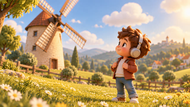 Scene 1 - Tourne, tourne petit moulin