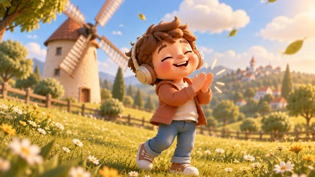 Scene 9 - Tourne, tourne petit moulin