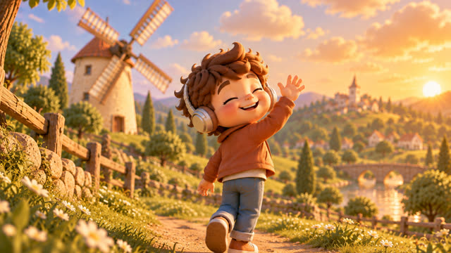 Scene 25 - Tourne, tourne petit moulin