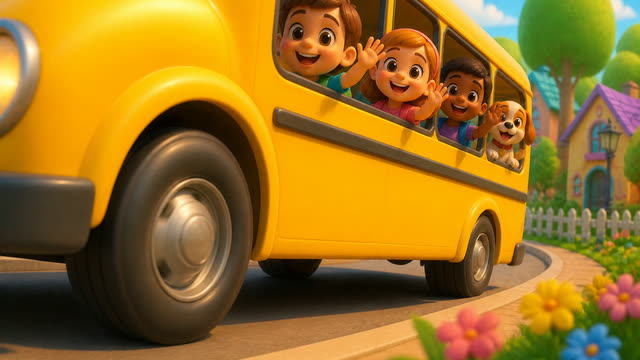 Scene 4 - Wheels on the Bus