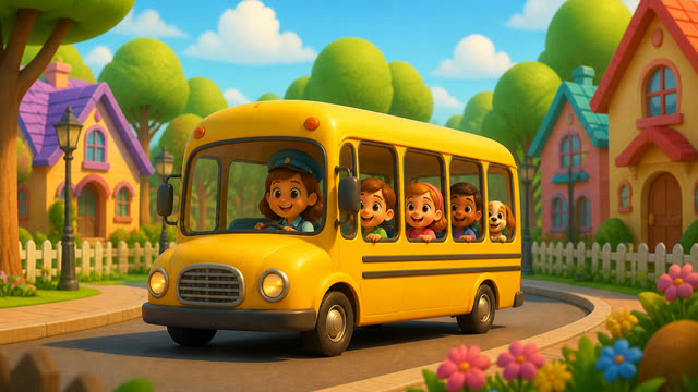 Scene 5 - Wheels on the Bus