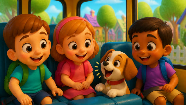 Scene 10 - Wheels on the Bus