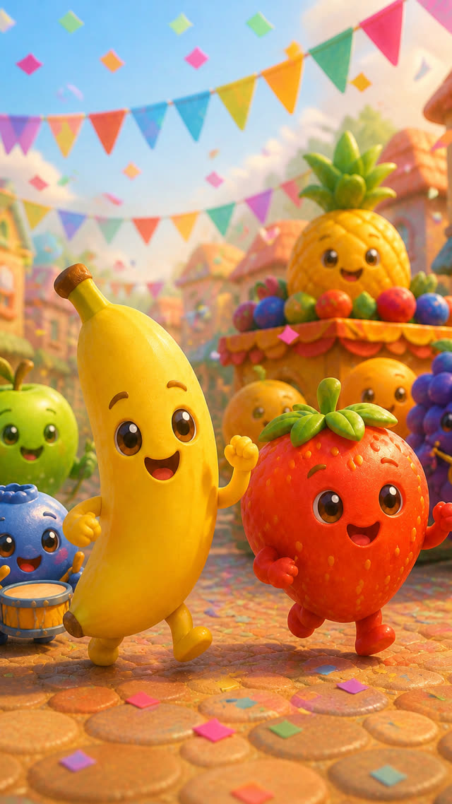 Scene 5 - Yummy Yummy Fruit Parade!