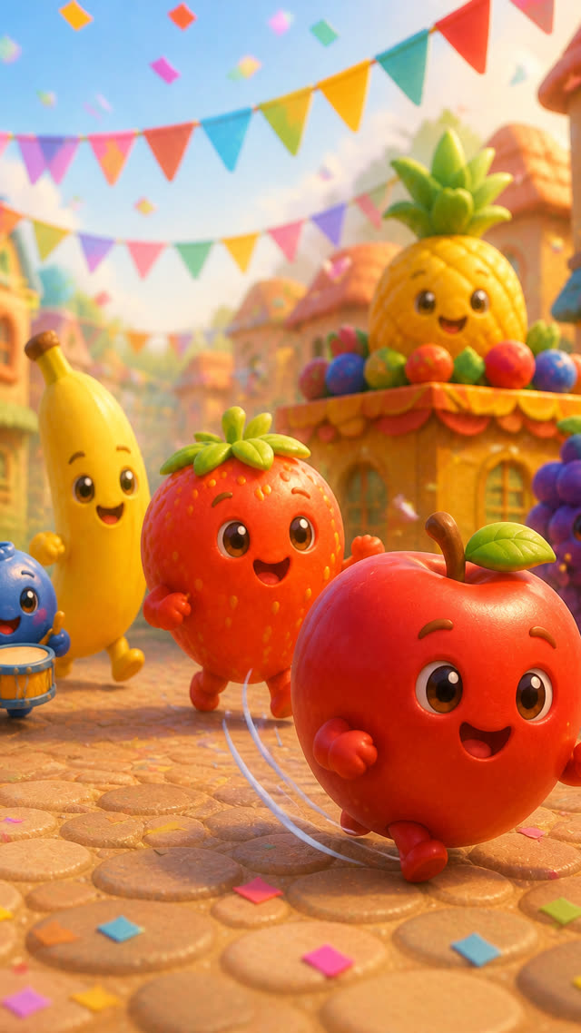 Scene 6 - Yummy Yummy Fruit Parade!