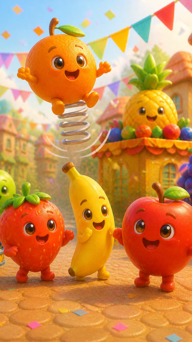 Scene 8 - Yummy Yummy Fruit Parade!