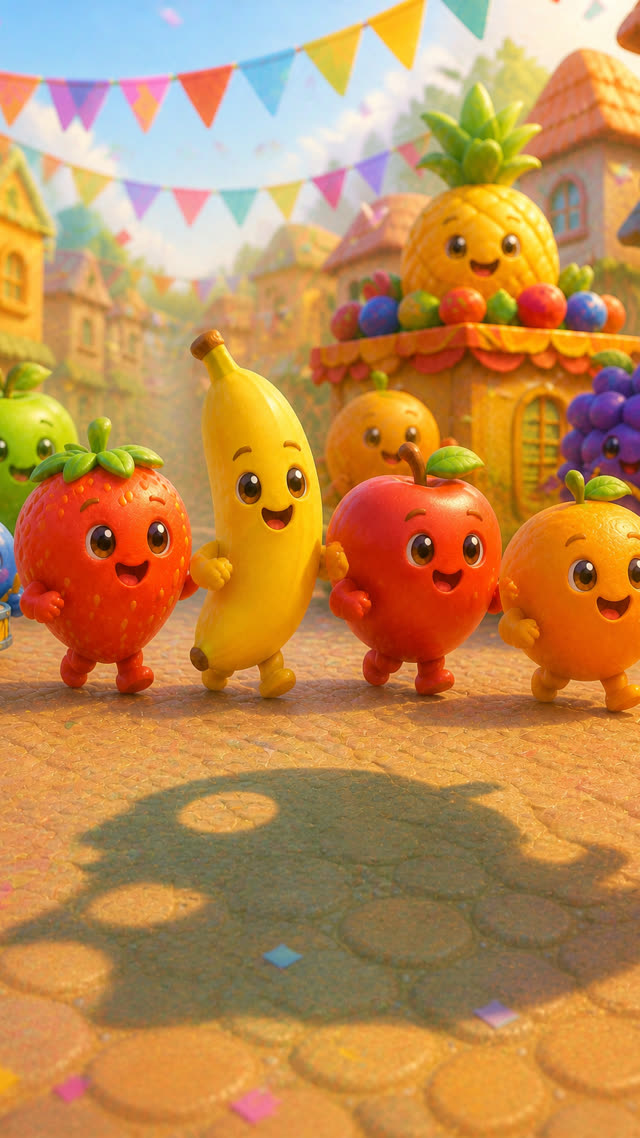 Scene 9 - Yummy Yummy Fruit Parade!