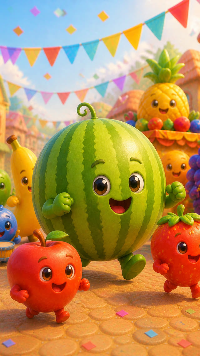 Scene 10 - Yummy Yummy Fruit Parade!