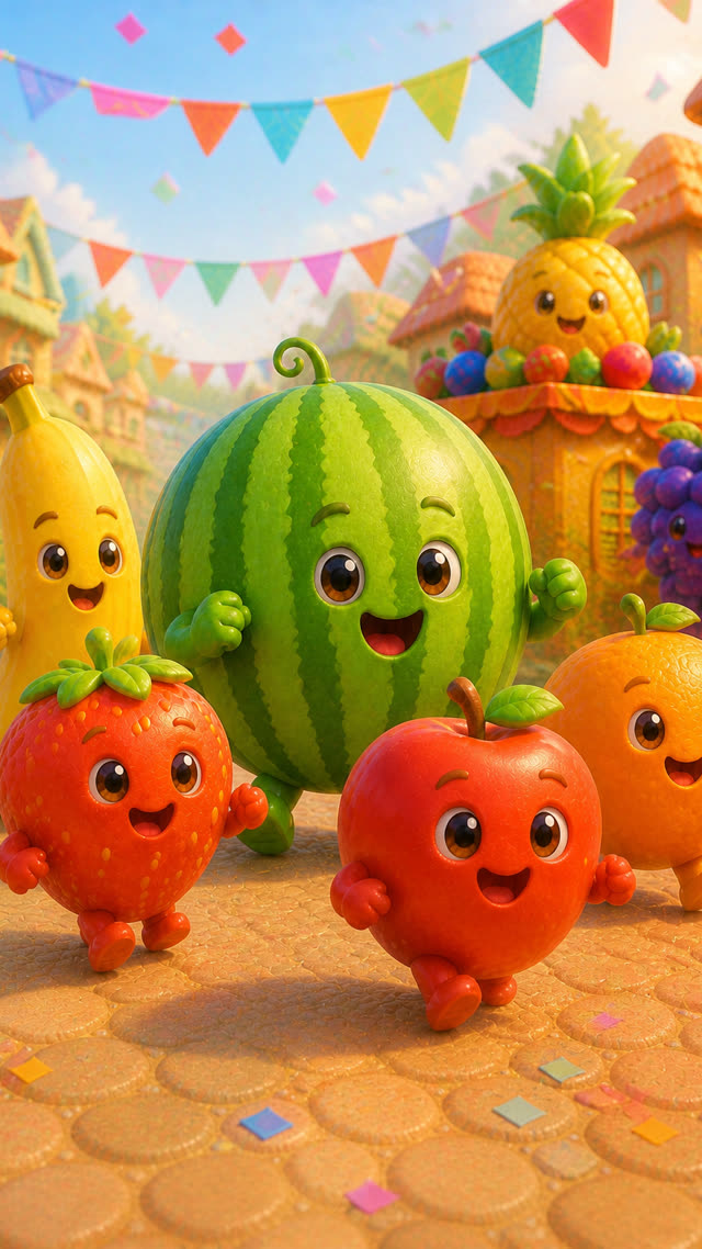Scene 11 - Yummy Yummy Fruit Parade!