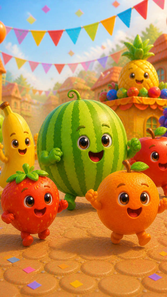 Scene 13 - Yummy Yummy Fruit Parade!