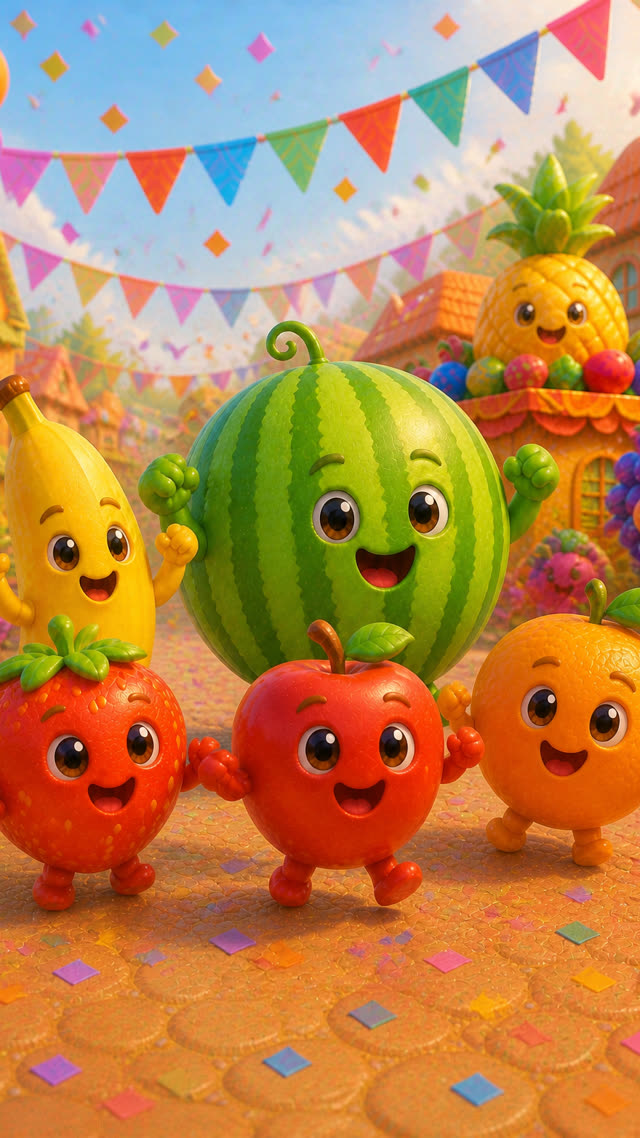 Scene 15 - Yummy Yummy Fruit Parade!