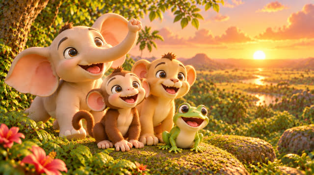 Scene 29 - Hello Little Animals