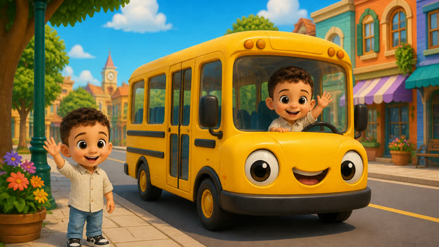 Scene 1 - Rony and the Wheels on the Bus