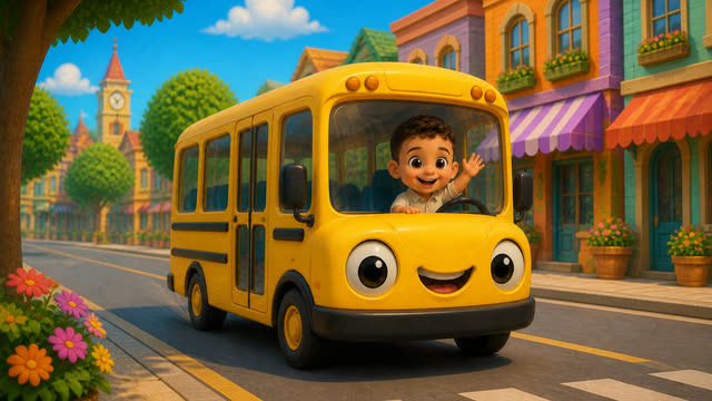 Scene 5 - Rony and the Wheels on the Bus