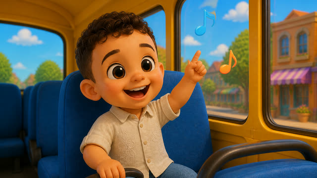 Scene 7 - Rony and the Wheels on the Bus