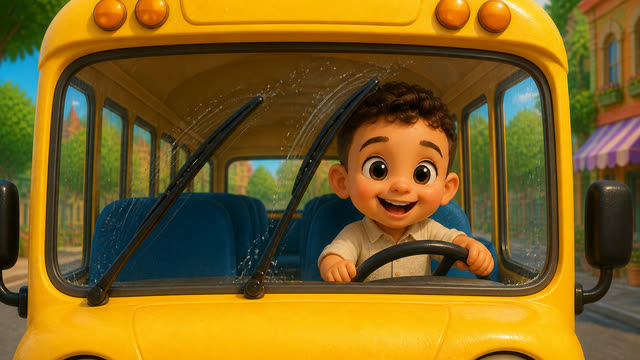 Scene 10 - Rony and the Wheels on the Bus