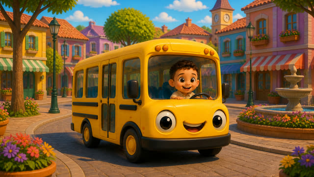 Scene 13 - Rony and the Wheels on the Bus