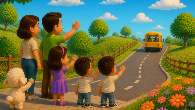 Scene 26 - Rony and the Wheels on the Bus