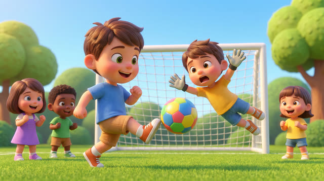 Scene 2 - La chanson du foot ⚽ | Comptine pour enfants
