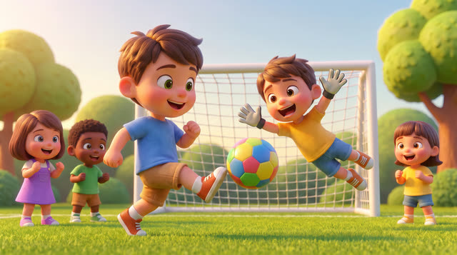 Scene 5 - La chanson du foot ⚽ | Comptine pour enfants