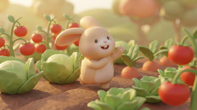 Scene 5 - Le lapin dans les choux