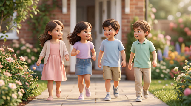 Scene 1 - A Sunny Day With Friends