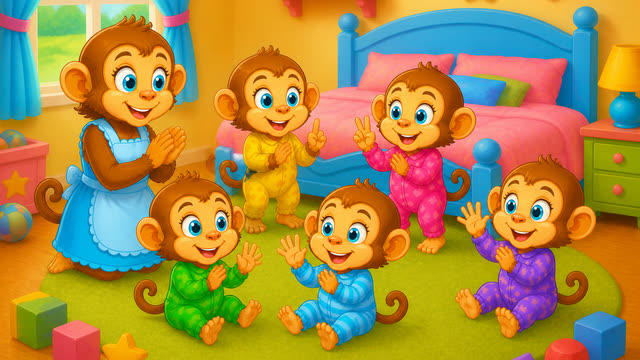 Scene 10 - Five Little Monkeys Jumping on the Bed