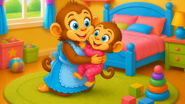 Scene 14 - Five Little Monkeys Jumping on the Bed
