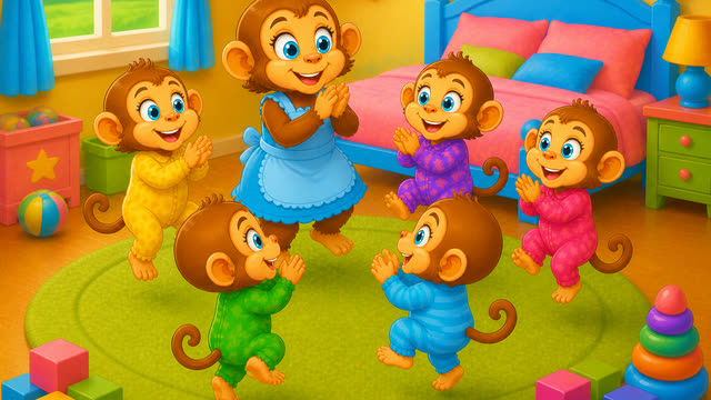 Scene 18 - Five Little Monkeys Jumping on the Bed