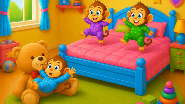 Scene 20 - Five Little Monkeys Jumping on the Bed